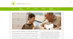 Desktop Screenshot of onecarevt.org
